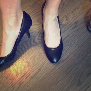 Black pumps 7.5m Nine West brand